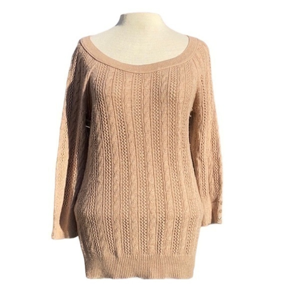 American Eagle brown knit sweater medium